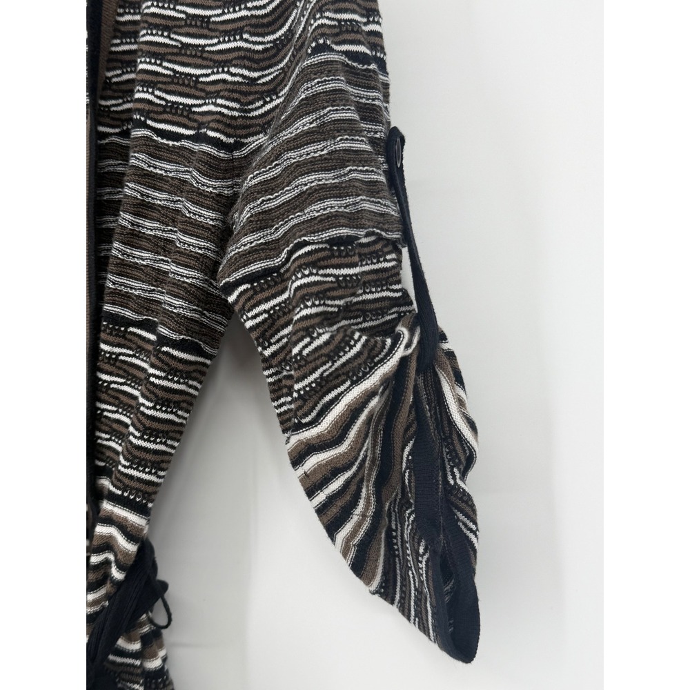 BCBGMaxAzria Womens Viven Wrap Small Cardigan Whimsigoth Boho Business Causal - Picture 2 of 11